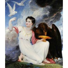 Lady Charlotte Harley as Hebe Painting Reproduction