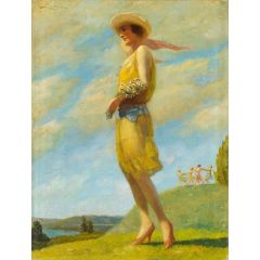 The spring dance Painting Reproduction
