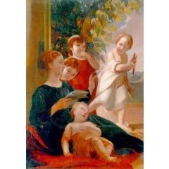 The Sully Children (Jane, Blanche, Ellen Oldmixon, Rosalie Kemble and Alfred) Painting Reproduction