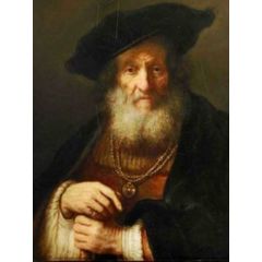 Portrait of an Old Man (Boaz) Painting Reproduction