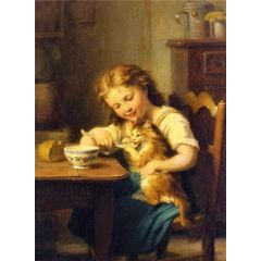 My best friend Painting Reproduction