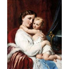 A mother’s love Painting Reproduction
