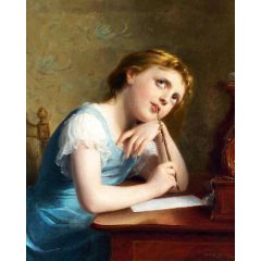 Distant Thoughts Painting Reproduction