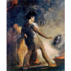 Macbeth in the Witches’ Cave Painting Reproduction