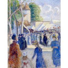 The Fair at Gisors Painting Reproduction