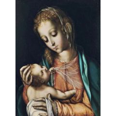 Madonna and Child Painting Reproduction