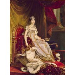 Joséphine in Coronation Costume Painting Reproduction