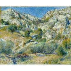 Rocky Craggs at l’Estaque Painting Reproduction
