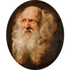 Head of an Old Man Painting Reproduction
