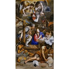 The Adoration of the Shepherds Painting Reproduction