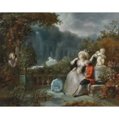 When Love Sleeps, Cupid Is Awoke ’ ’ Painting Reproduction
