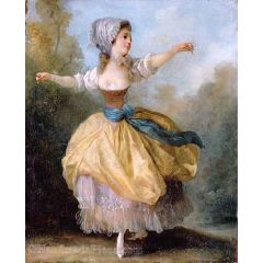 A Dancing Girl Painting Reproduction