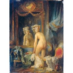 Morning Toilet Painting Reproduction