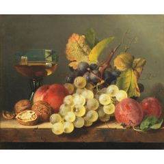 Still Life with Fruit Painting Reproduction