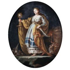 Saint Barbara Painting Reproduction