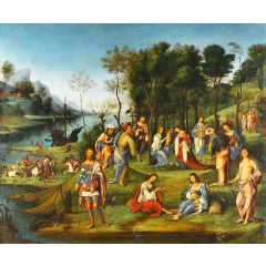 Isabella d’Este in the Kingdom of Love. Painting Reproduction