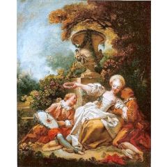 The Fascinated Coquette Painting Reproduction