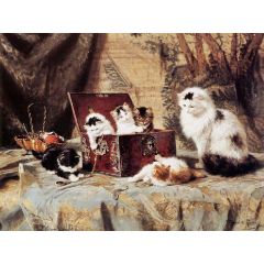 Fond of Jewellery Painting Reproduction