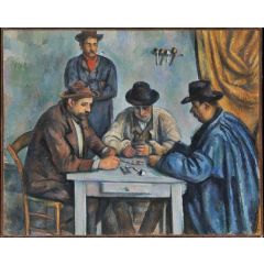 The Card Players Painting Reproduction