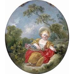 The Little Gardener Painting Reproduction