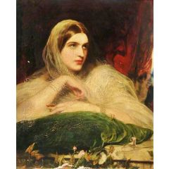 Thought Folded Over Painting Reproduction