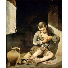 The Young Beggar Painting Reproduction