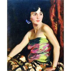 Isolina Maldonado, Spanish Dancer Painting Reproduction