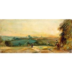 Autumnal Sunset Painting Reproduction