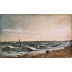 Coast Scene, Brighton Painting Reproduction