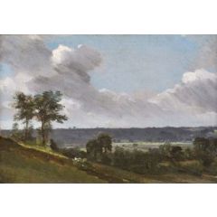 Hilly Landscape Painting Reproduction