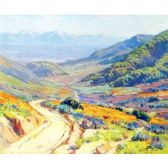Poppies, Antelope Valley Painting Reproduction