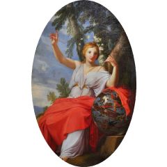 The Muse Urania Painting Reproduction