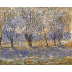 Willows in Giverny Painting Reproduction