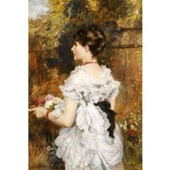The Last Of The Summer Roses Painting Reproduction