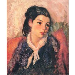 Little Girl of the Southwest (Lucinda) Painting Reproduction