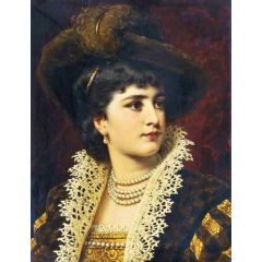 Portrait of a Lady Painting Reproduction