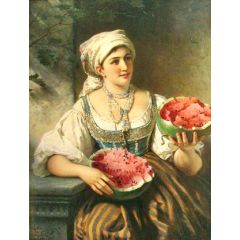The Mellon Seller Painting Reproduction