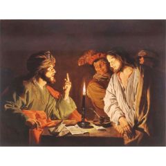 Christ before the High Priest Painting Reproduction