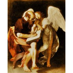 Saint Matthew and the Angel Painting Reproduction