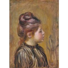 Head of a Girl Painting Reproduction