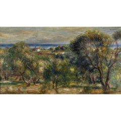 Olive Trees at Cagnes Painting Reproduction