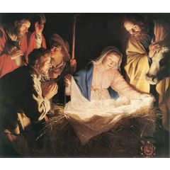Adoration of the Shepherds Painting Reproduction