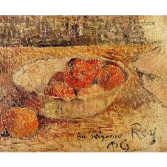 Fruit in a Bowl Painting Reproduction