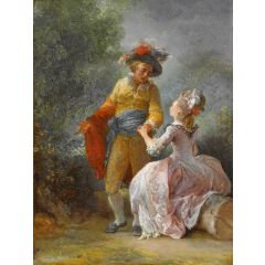 The Engagement Painting Reproduction