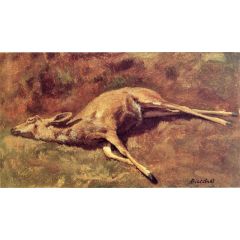 A Native of the Woods Painting Reproduction