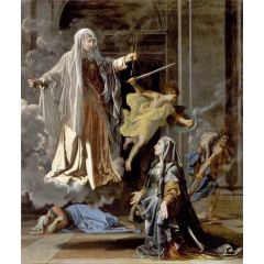 Santa Francesca Romana Painting Reproduction