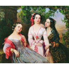 Three Sisters Painting Reproduction