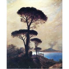The Bay of Naples Painting Reproduction