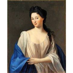 Portrait of Adrienne Lecouvreur Painting Reproduction