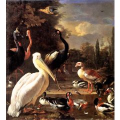 The Floating Feather Painting Reproduction